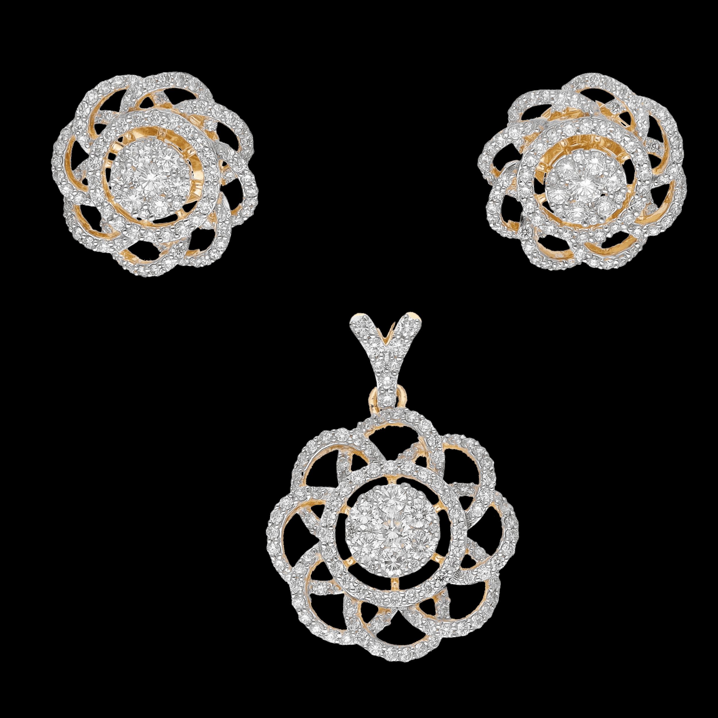 Gold D Pendant