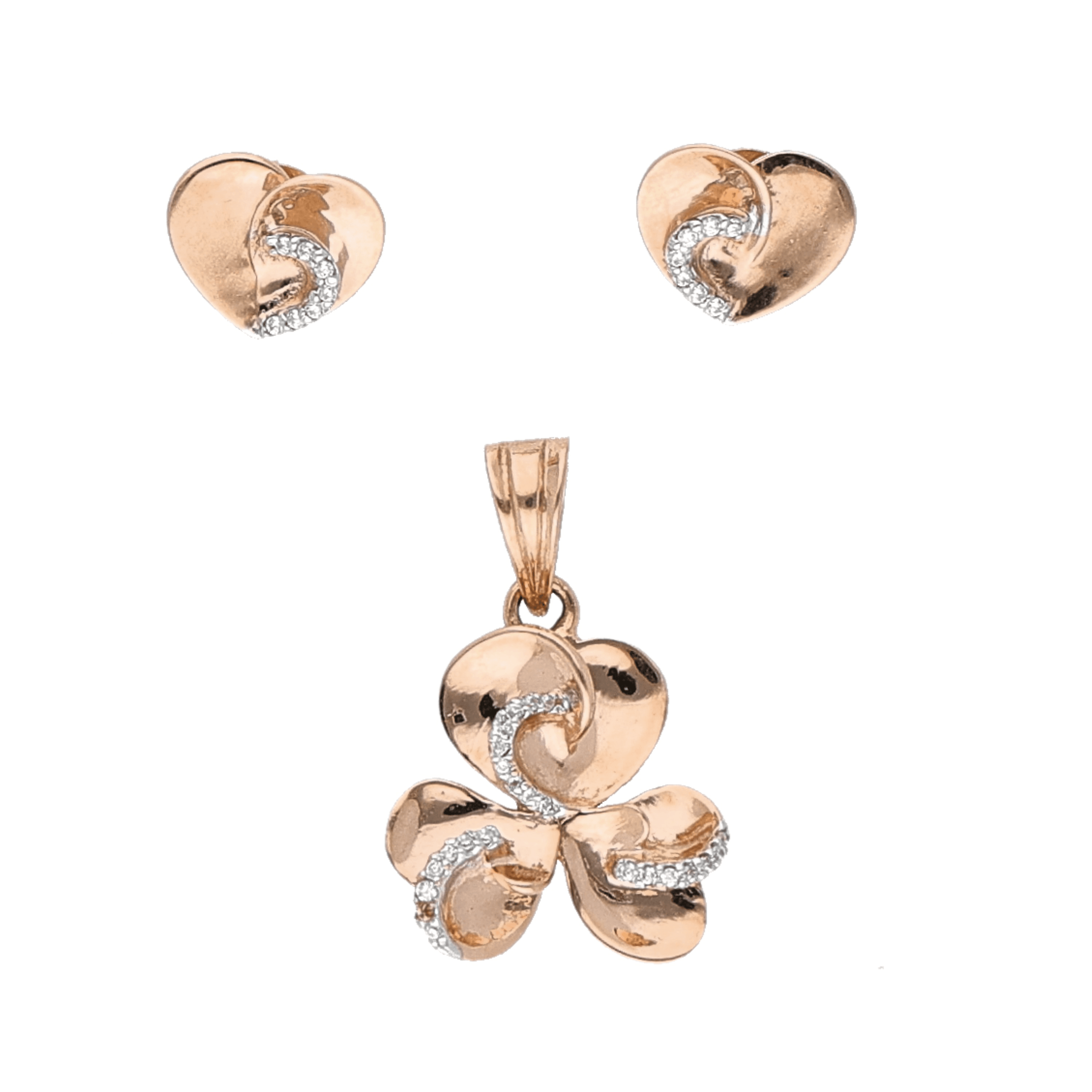 Rose Gold Pendant Set