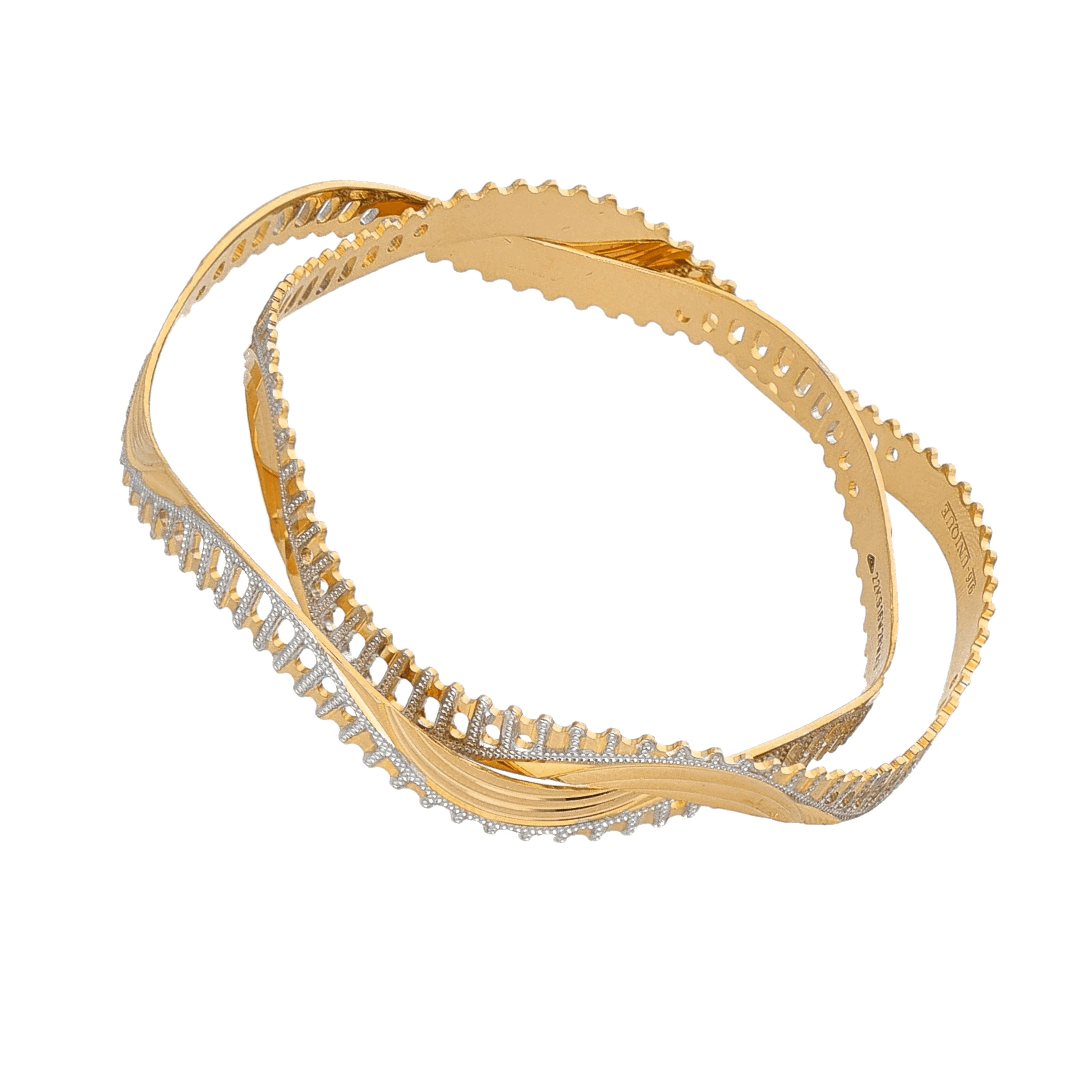 Machine Made Gold Bangles