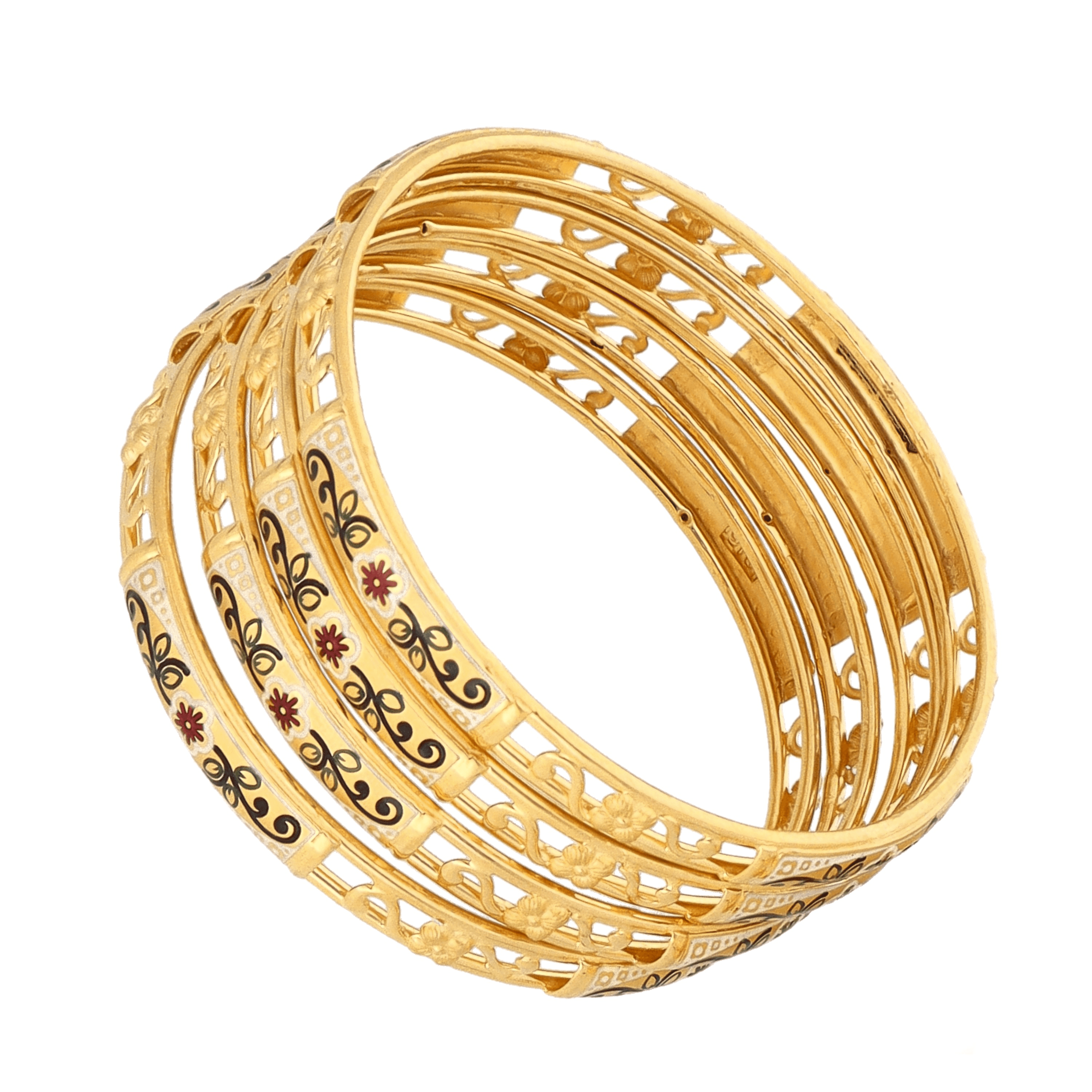 Meena Gold Bangle