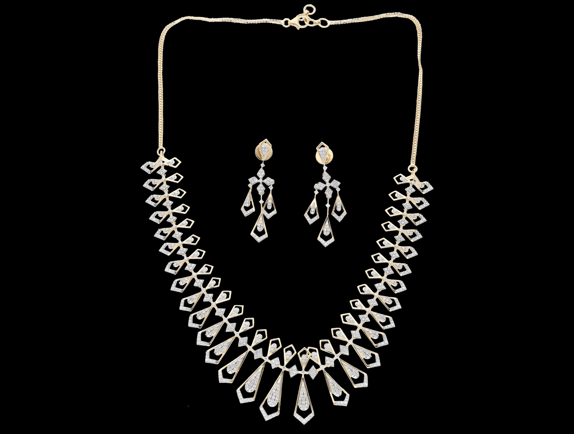 Gold D Necklace