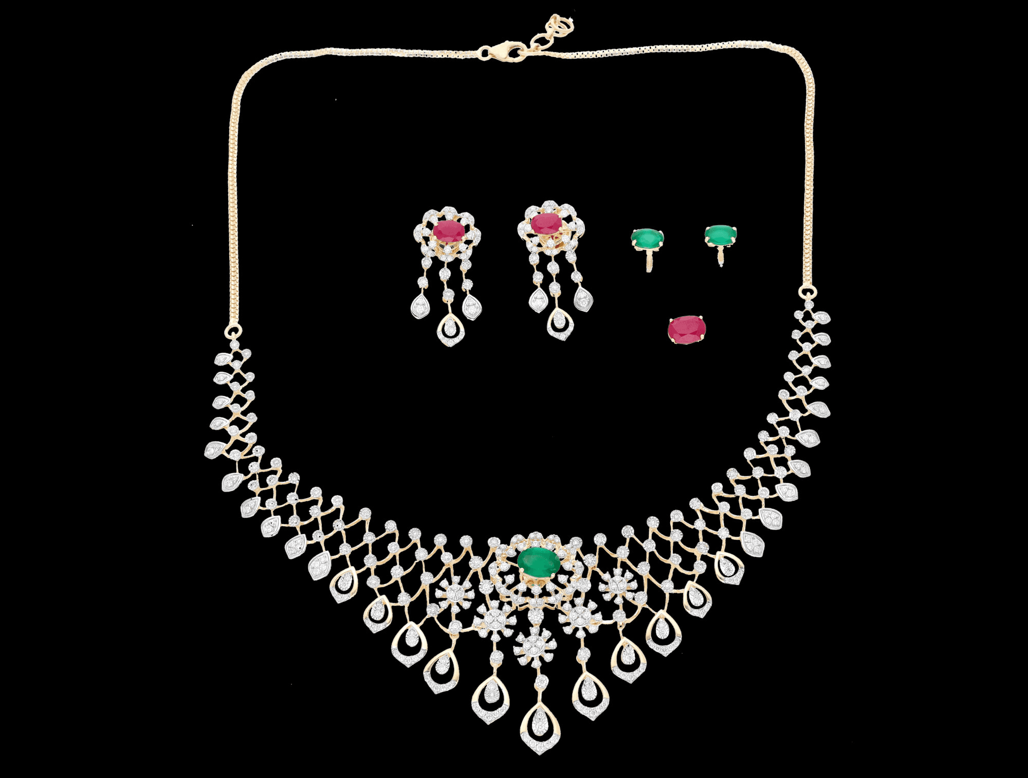 Gold D Necklace