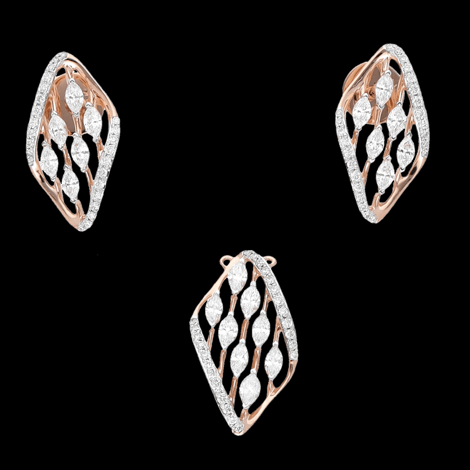 Gold D Pendant