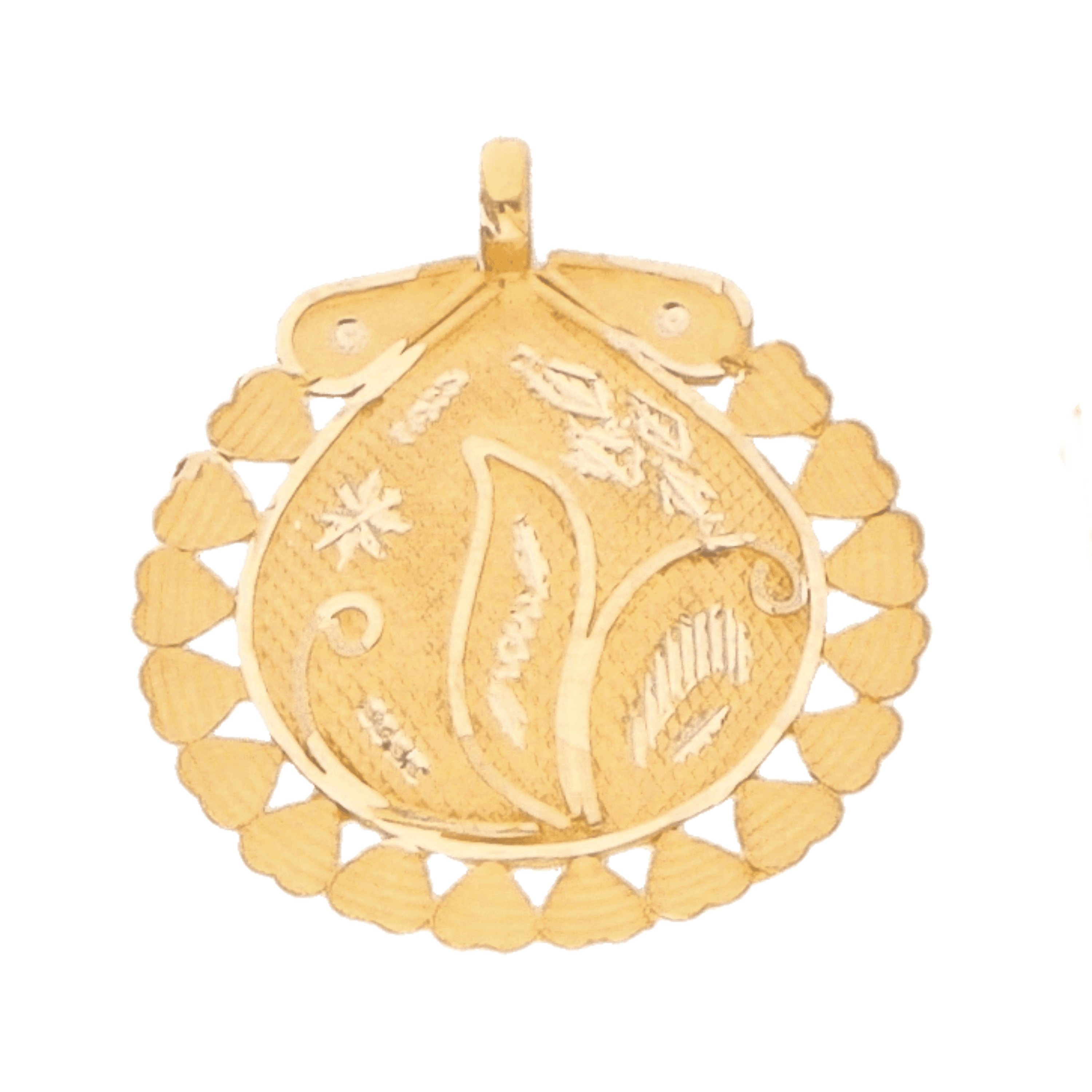 MS Gold pendant