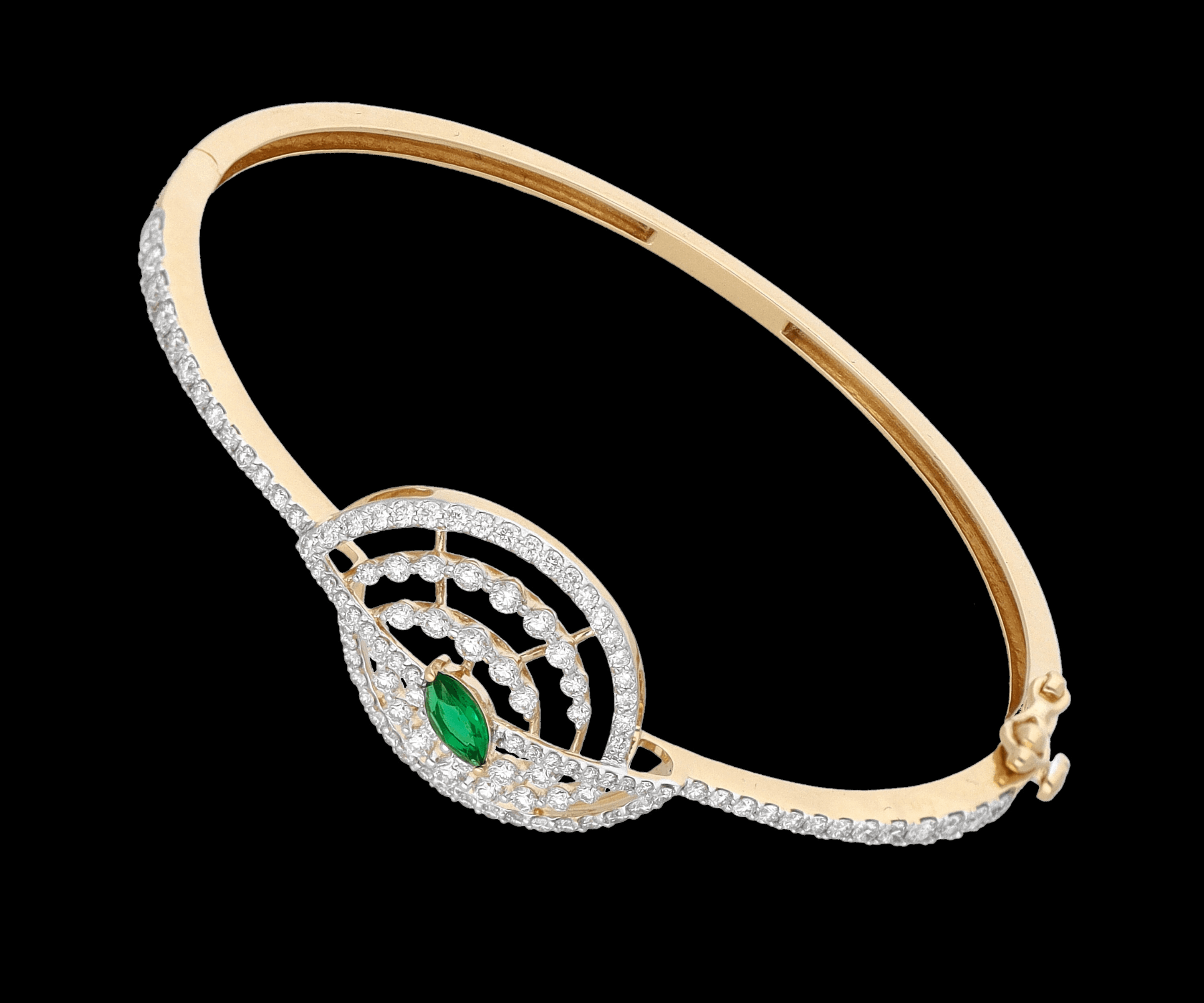 Gold D Bracelet