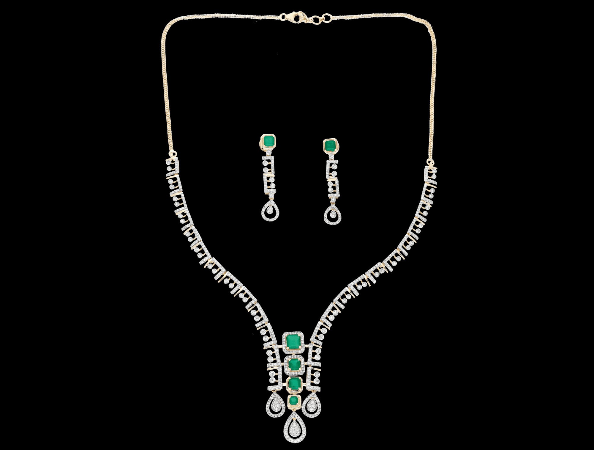 Gold D Necklace